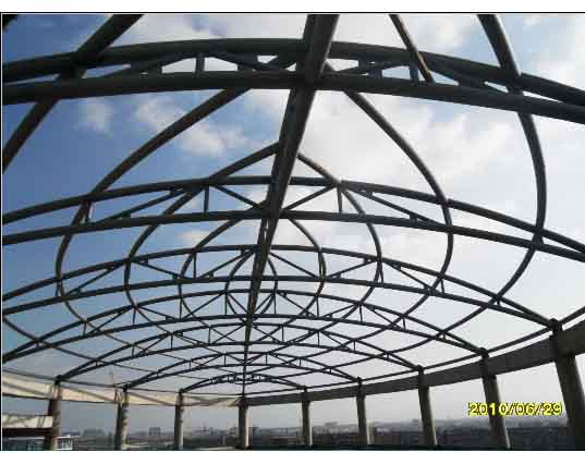 内江中煤朔州宾馆管桁架工程